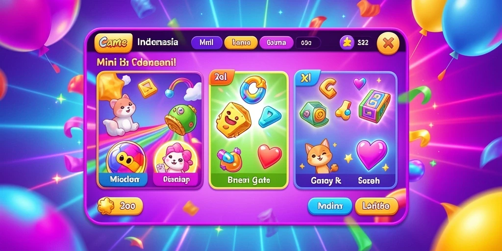 Mode permainan seru untuk individu dan tim.