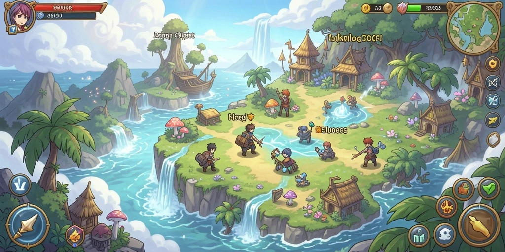 Screenshot berbagai mini-game seru yang tersedia.
