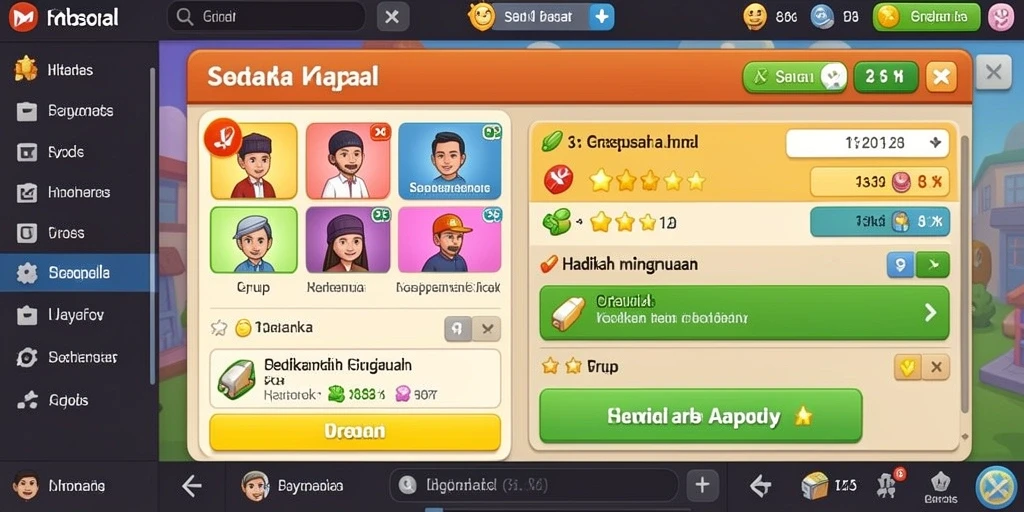 Mode multiplayer yang seru untuk dimainkan bersama teman.