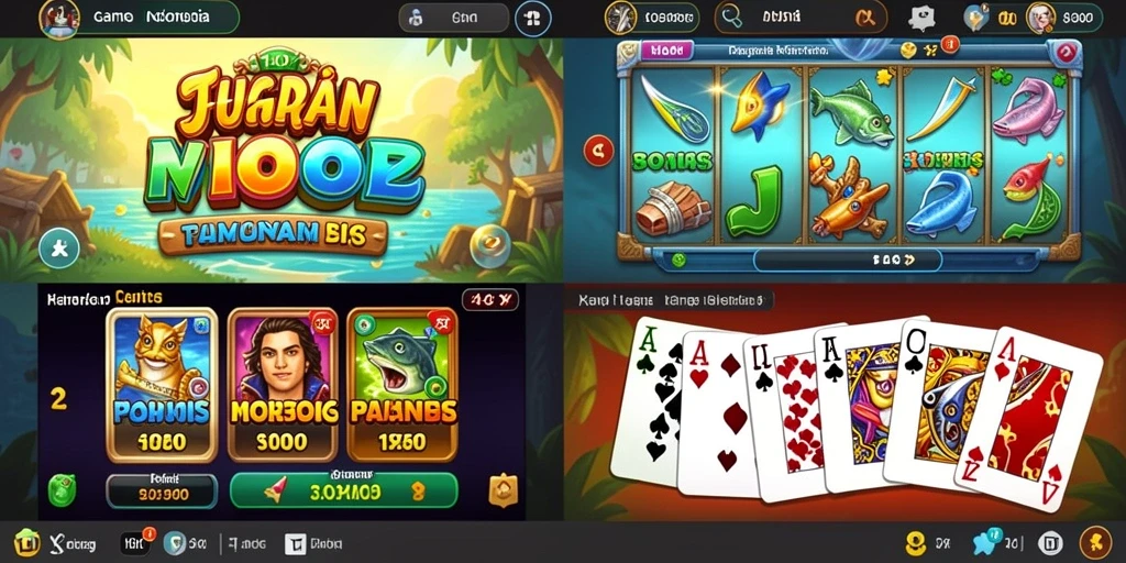 Karakter dengan kemampuan unik beraksi di dalam game.